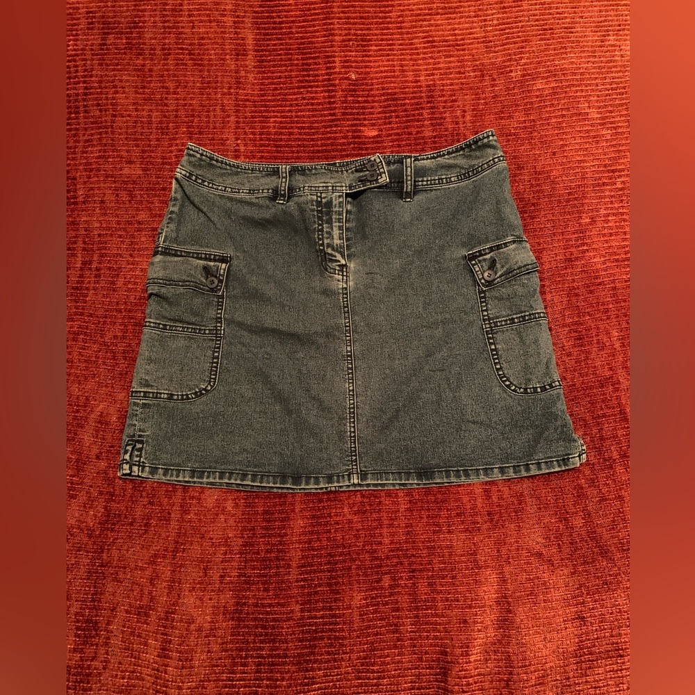 Short Blue Jean Skirt